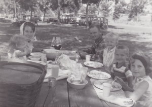 Picnic at Tautphaus Park in Idaho Falls, Idaho               